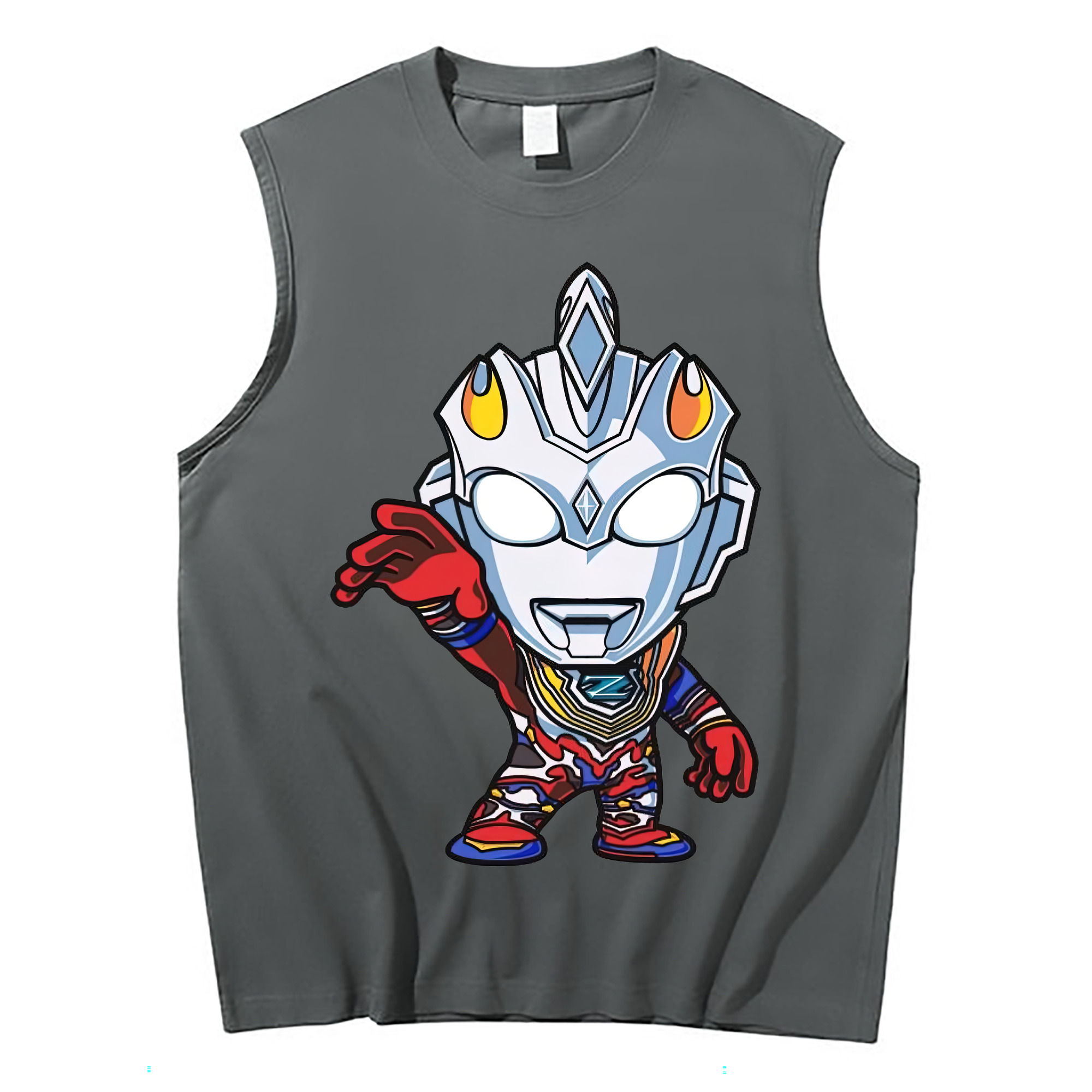 （画像用） ウルトラマン Ultraman コットン100％タンクトップ（フロントプリント）